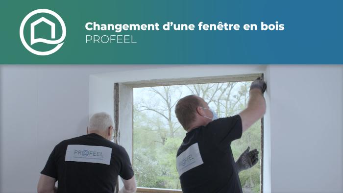 Changement d'une fenêtre en bois